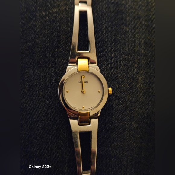 Seiko Silver and Gold Watch main image 1